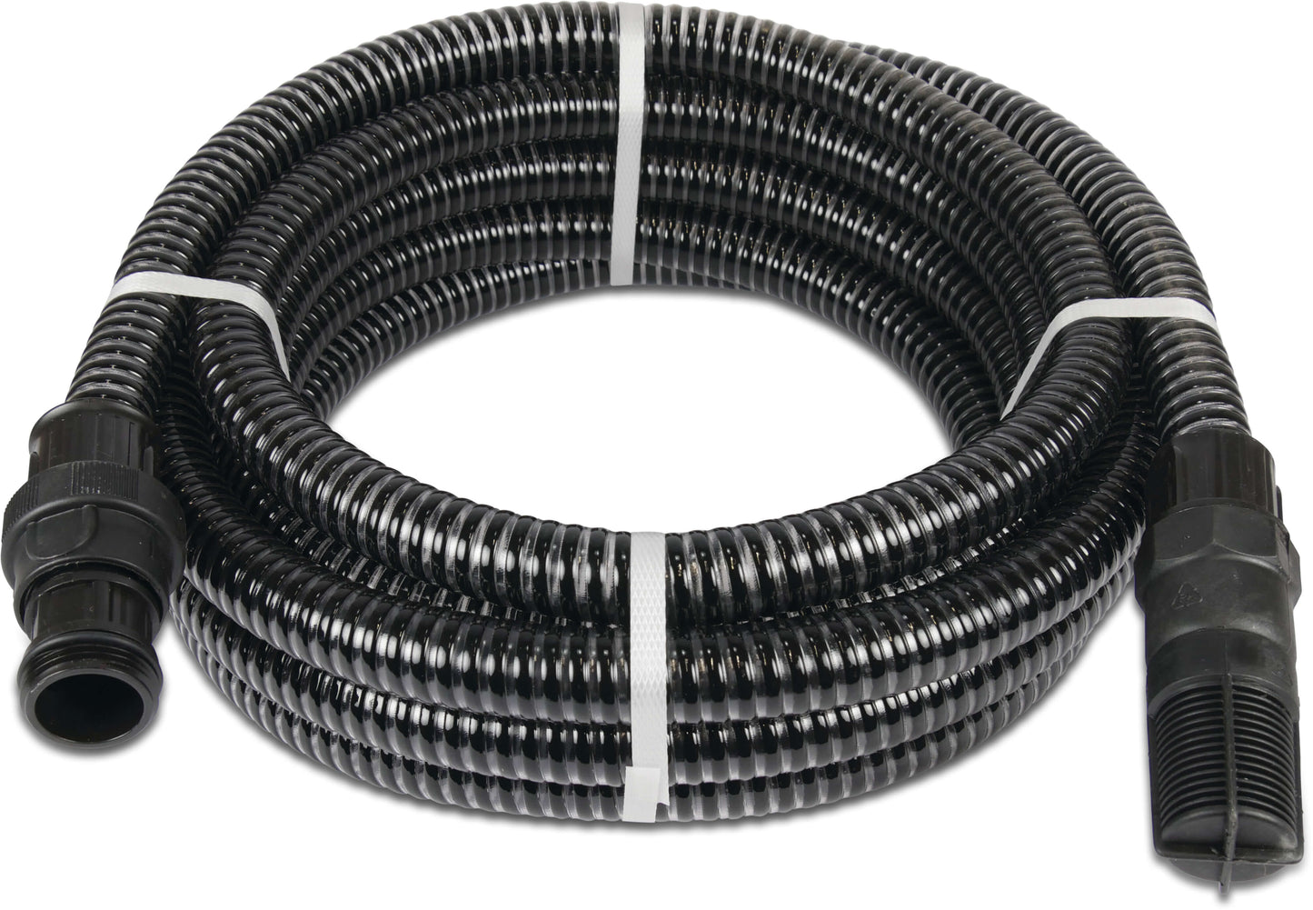 Saugschlauchgarnitur PVC 1" Außengewinde 4m