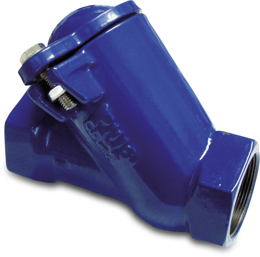 Profec Kugelrückflussverhinderer Sphäroguss (GGG40) Epoxybeschichtung Innengewinde 10bar DN50 Blau
