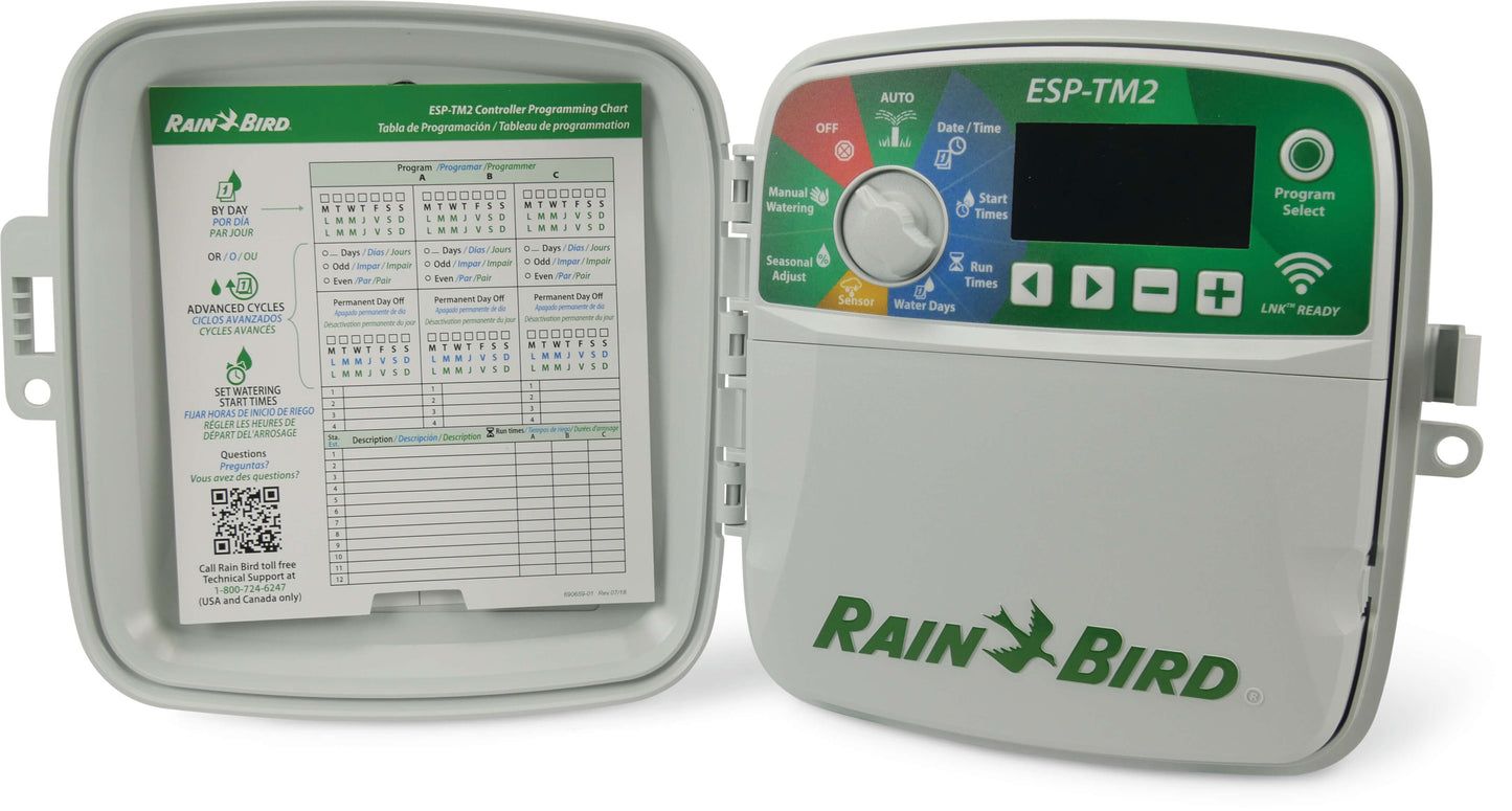 Rain Bird ESP-TM2 Wi-Fi kompatibel Steuergerät 24VAC Weiß 12 Stationen