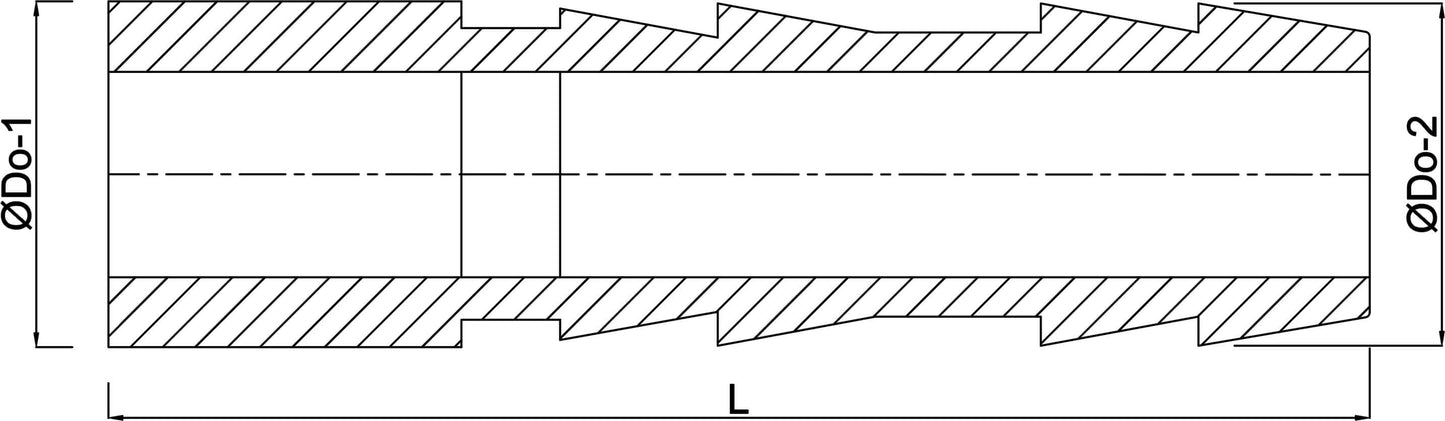 Profec Schlauchtülle PVC-U 20 mm Stutzen x Schlauchtülle 10bar Grau