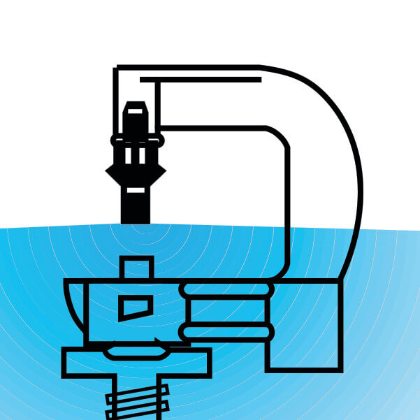 NaanDan Nebeldüse Kunststoff 3/8WW Außengewinde 130micron 360° Typ Hadar 7110, mist insert