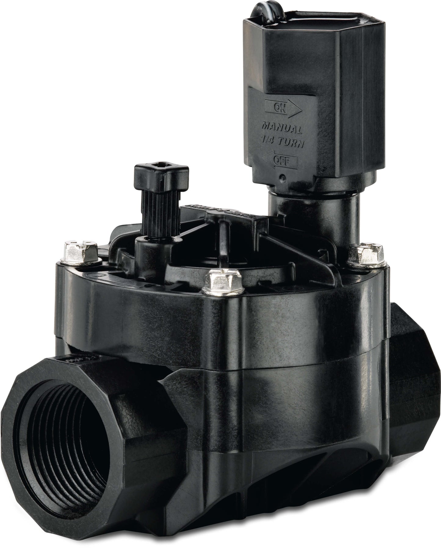 Rain Bird 100-HV Magnetventil glass-filled Polypropylene 1" Innengewinde 10bar 24VAC Schwarz