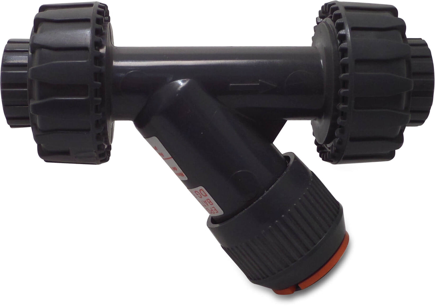 Rückschlagventil PVC-U Klebemuffe 16bar DN25 Grau