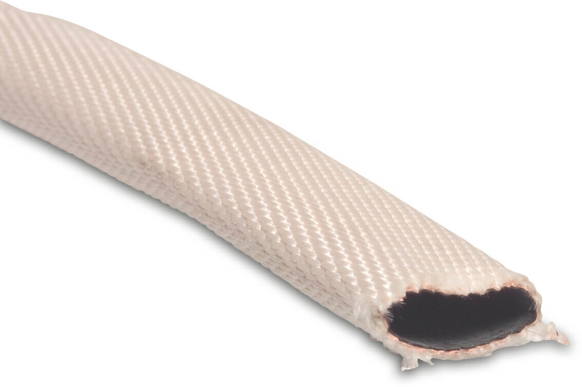 Feuerlöschschlauch NBR/Polyester 10bar Weiß 20m