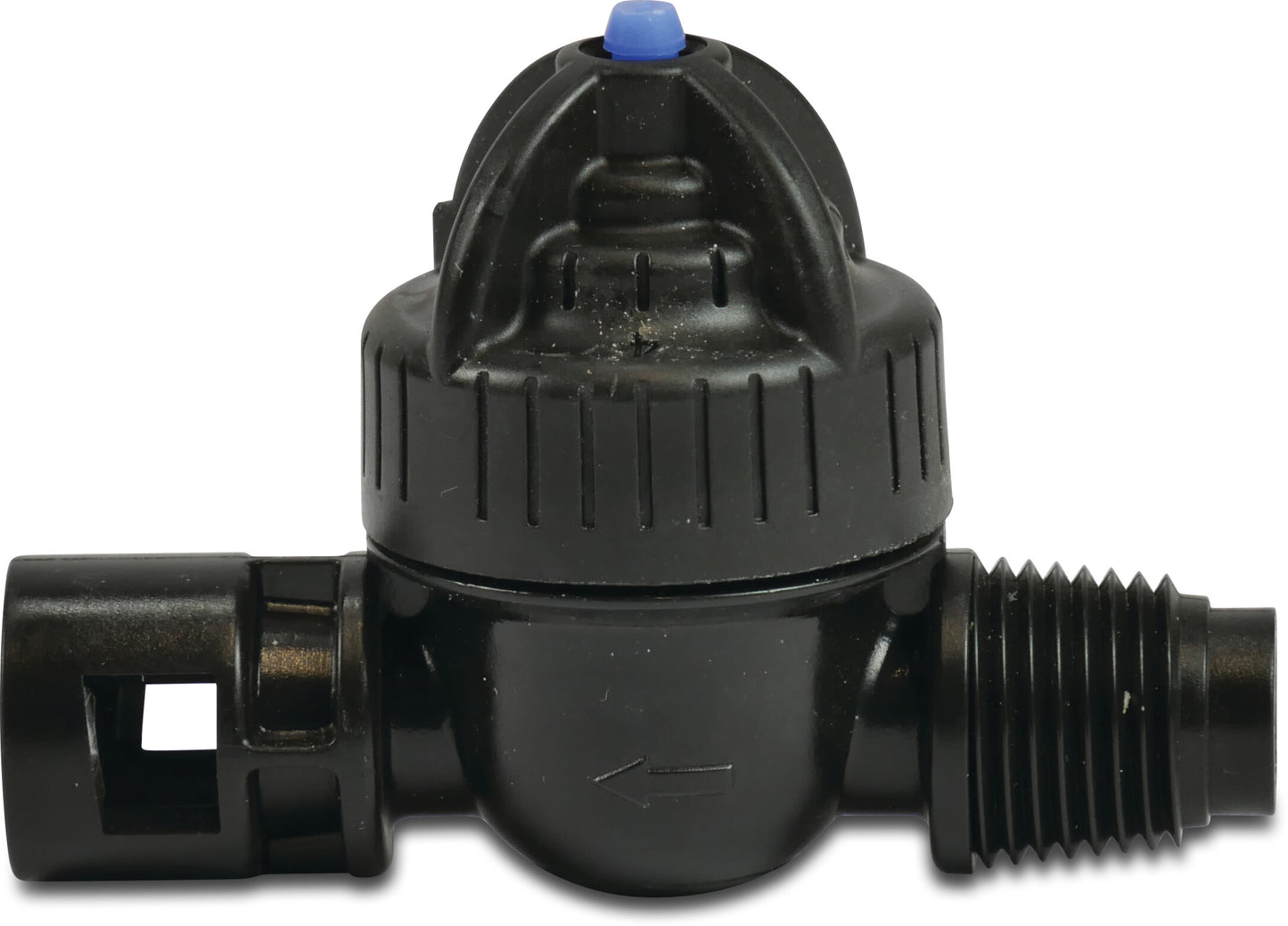 NaanDan Rückflussverhinderer Kunststoff M11 x Außengewinde Schwarz Typ Low-Pressure