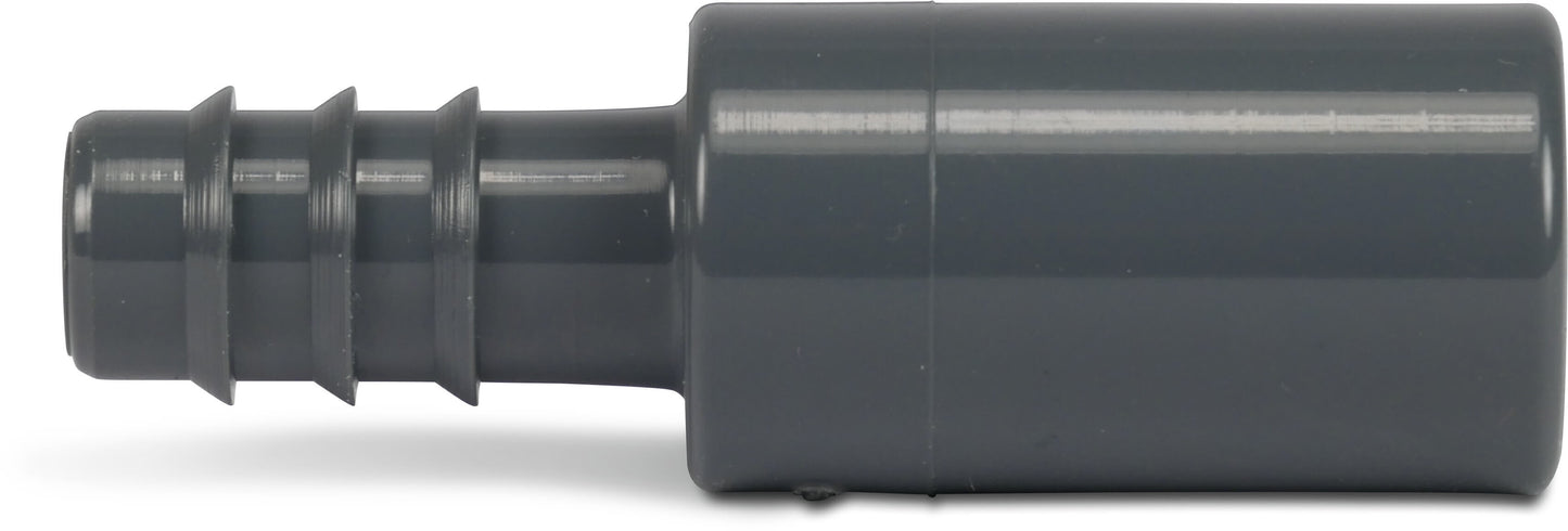 VDL Reduzierstück PVC 20 mm x 12 mm Klebestutzen x Tülle Grau