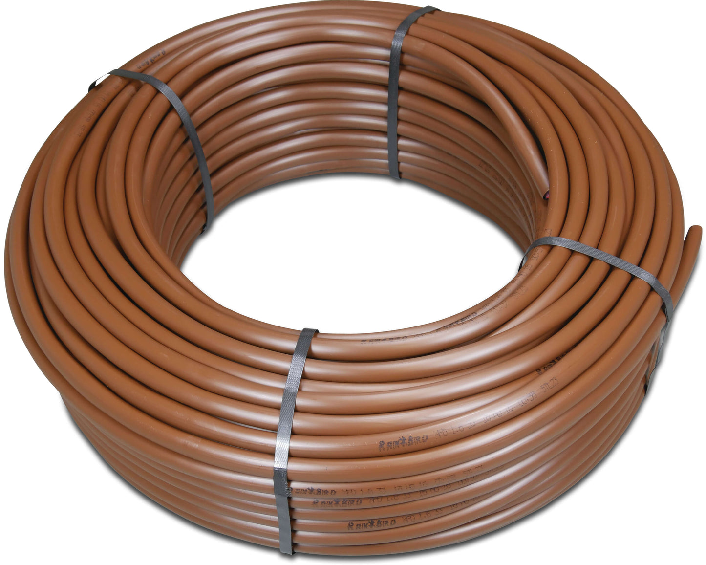Rain Bird Inline micro Tropfschlauch PE 6 mm x 1,0 mm 2,7bar 75micron 3ltr/h 15cm Braun 30m