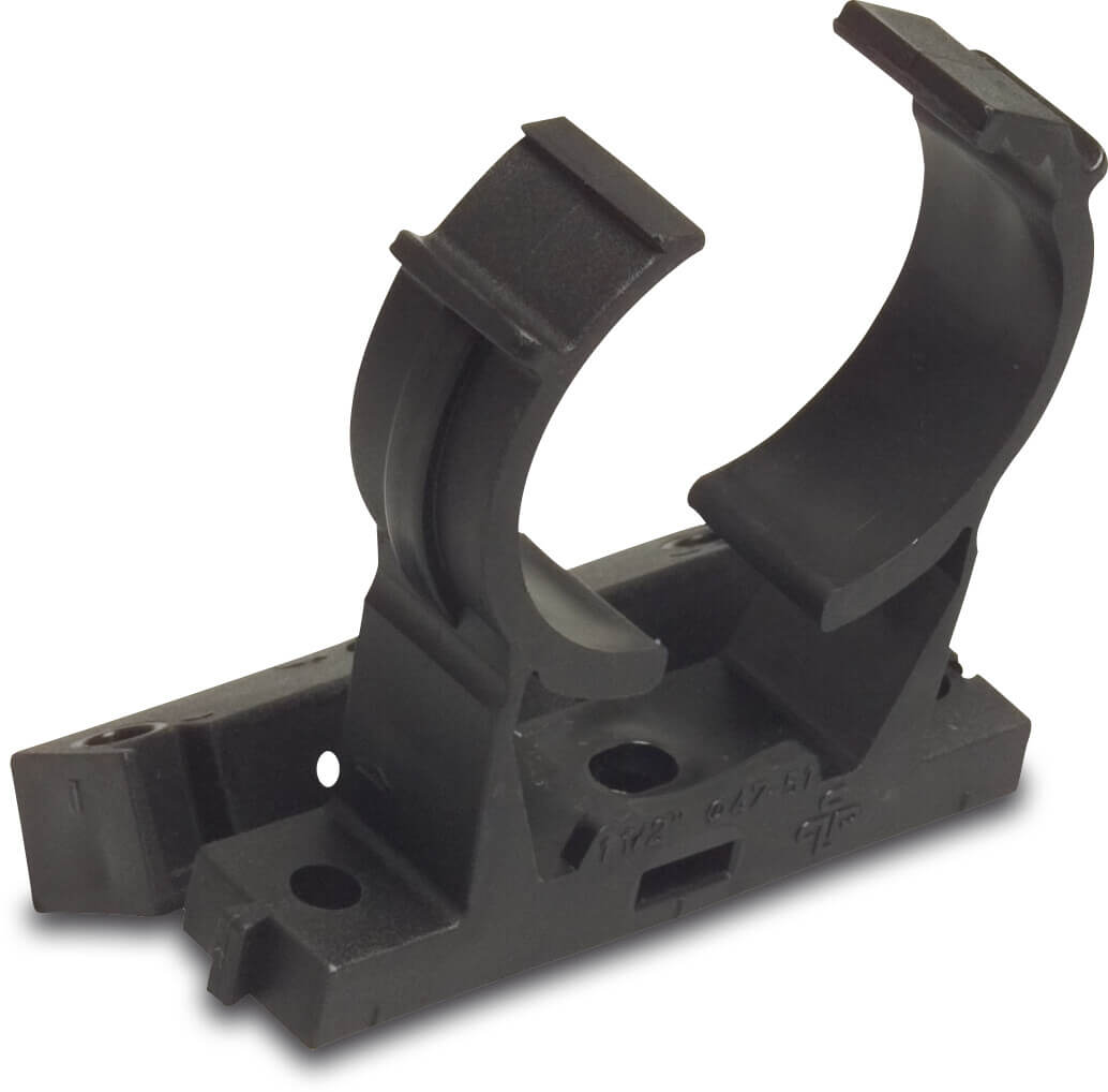 Rohrhalter PP Schwarz Typ POPP
