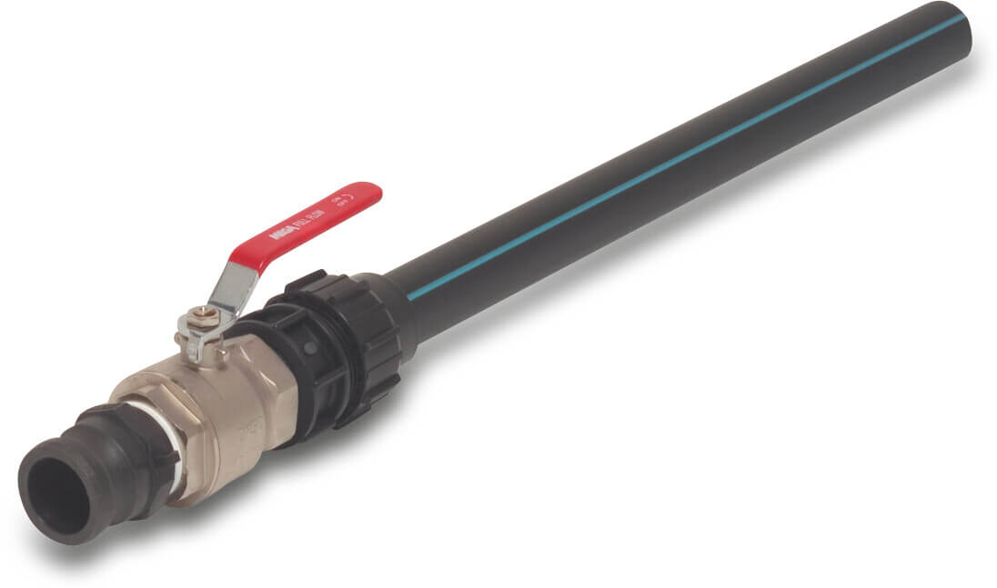 Gießlanze PE 2" V-Teil Kamlock 1m