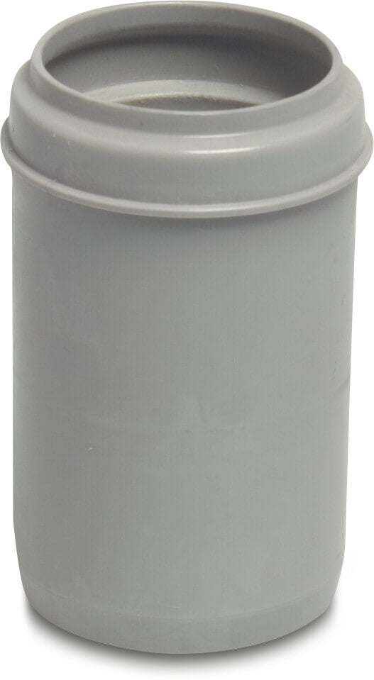 Reduzierstück PP 50 mm x 40 mm Stutzen x Steckmuffe Grau