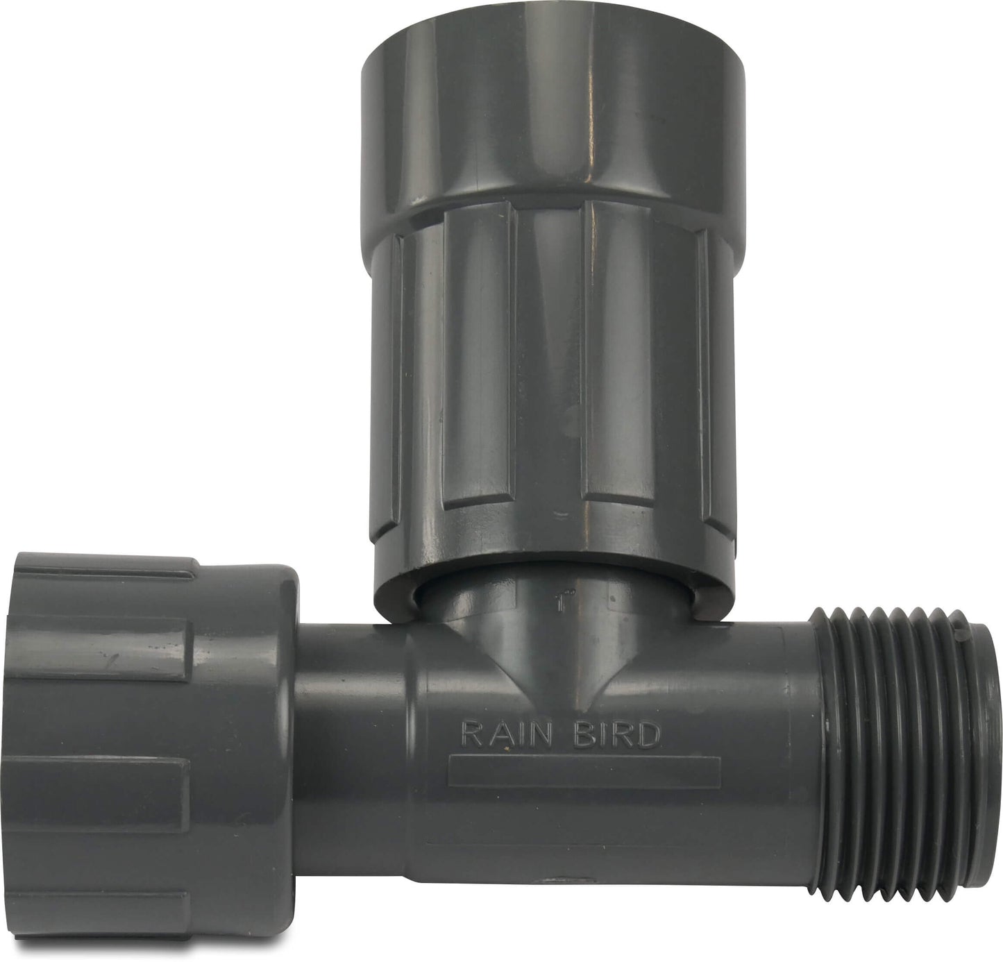 Rain Bird RB1201-310 Verteilerstück PVC 1" Innengewinde x Überwurfmutter IG x Außengewinde 10bar Grau