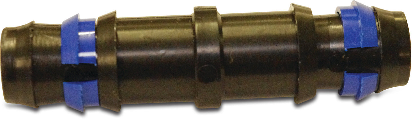 Schlauchverbinder PP 16 mm Tülle 6bar Schwarz Typ zerreißfest