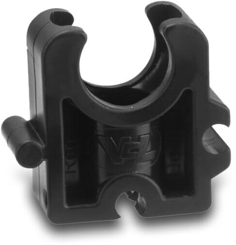 VDL Rohrschelle PP 10 mm Schwarz Typ A