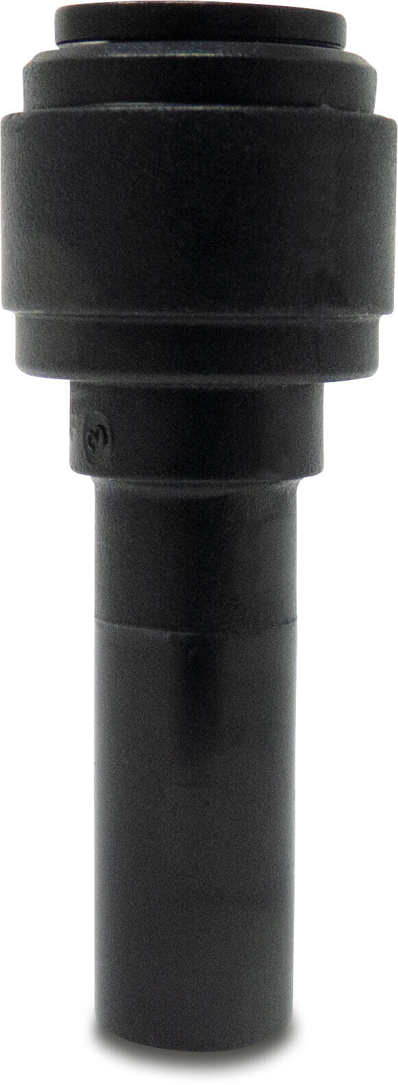 Reduzierverbinder POM 4 mm x 5 mm Stutzen x Einsteck 20bar Schwarz WRAS Typ Aquaspeed