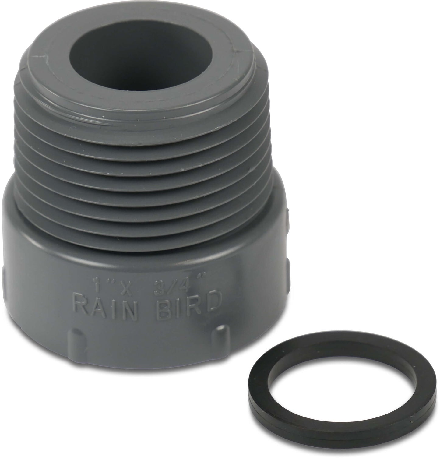 Rain Bird RB1239-131 Verschraubung PVC 1" x 3/4" Außengewinde x Innengewinde 10bar Grau (VE: 5 St.)