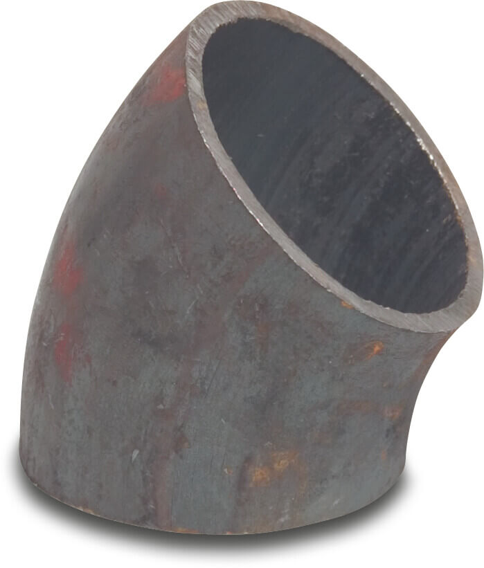 Bogen 45° Stahl x x 2,6 mm Stumpfschweißung