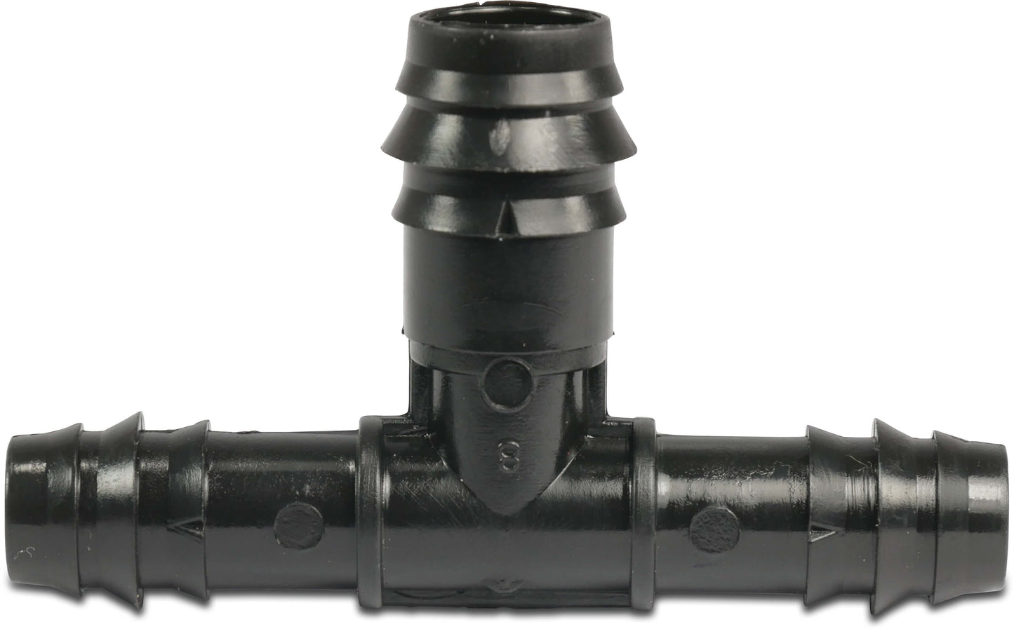 T-Stück 90° POM Tülle 4bar Schwarz