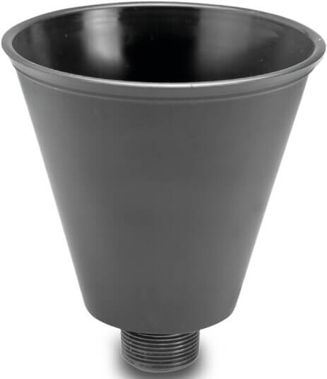 VDL Pumpenfülltrichter PVC-U Außengewinde Grau