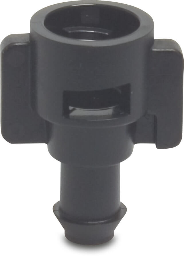NaanDan Adapter Kunststoff Bayonet F x Tülle/Einsteck Schwarz (VE: 10 St.)