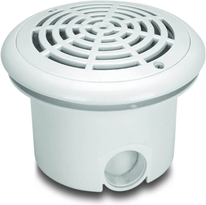 Flotide Bodenablauf 1 1/2" Innengewinde Weiß