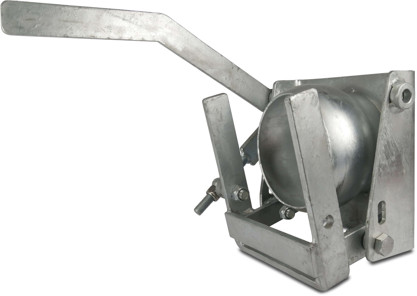 Schnellkuppler Stahl Verzinkt 159 mm x 6" M-Teil Bauer x Quadratflansch Typ Bauer Kurz