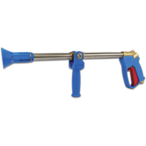 MZ Spritzlanze Messing/Edelstahl 1/2" Außengewinde 30bar 60cm Blau Typ 326
