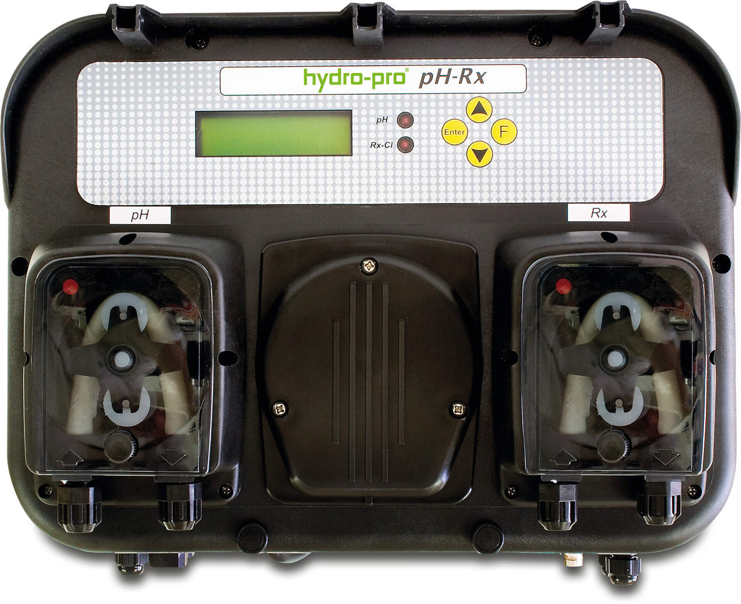Doppelte Peristaltik-Dosierpumpe pH/Rx 230VAC Schwarz Typ Technopool