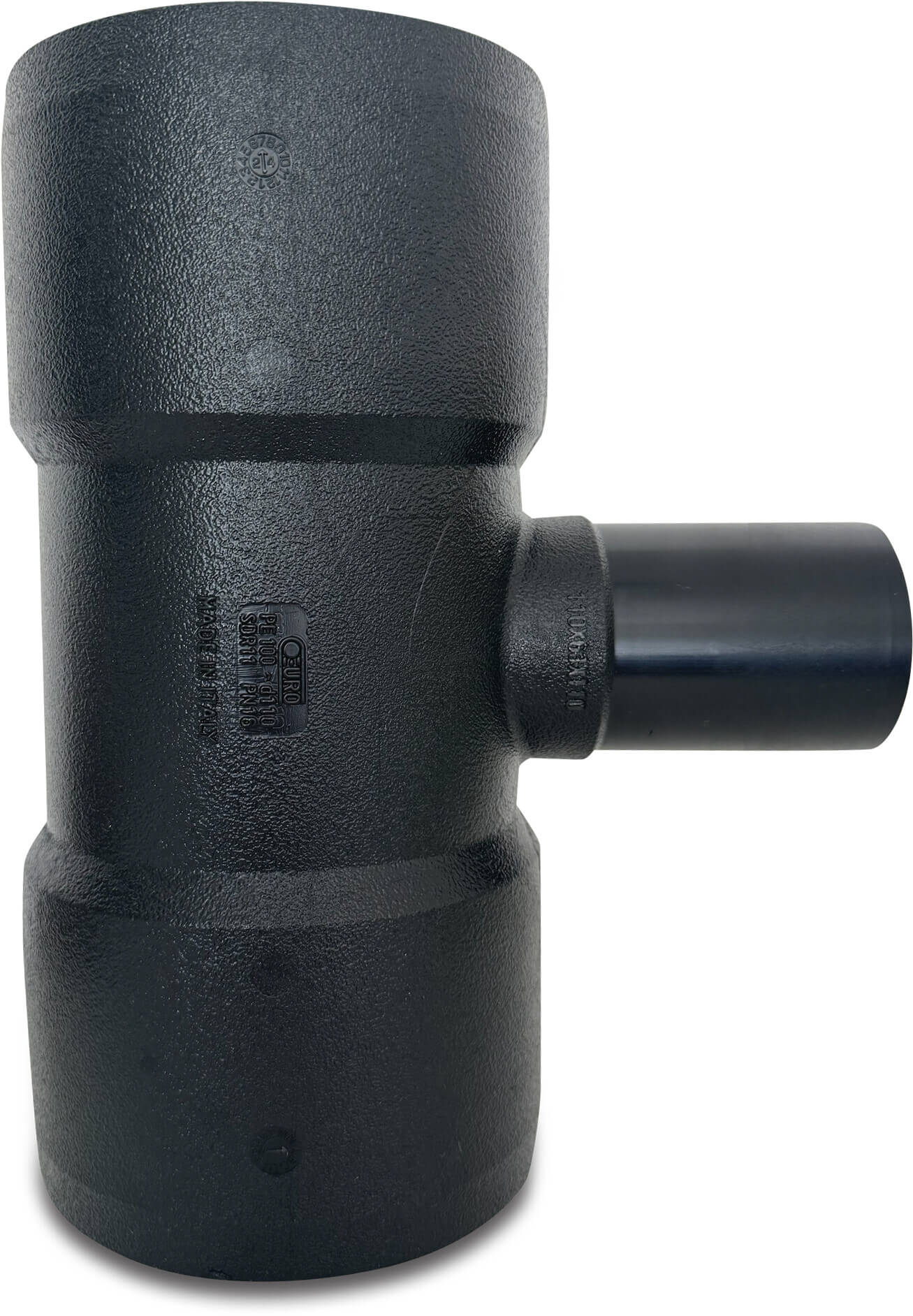 Profec Reduzier T-Stück 90° PE100 Elektroschweißmuffe SDR11 40VAC 10bar 16bar Schwarz DVGW