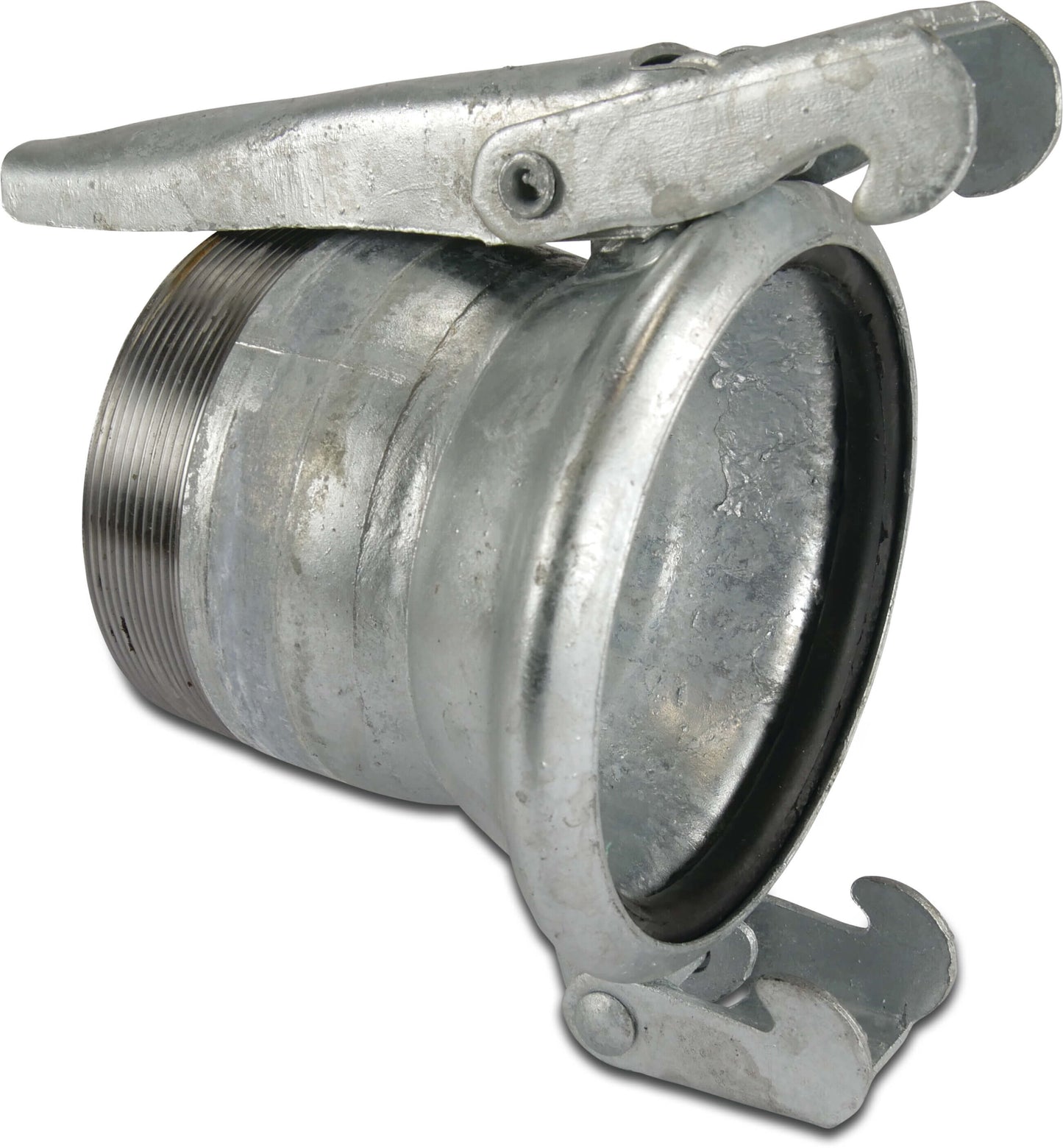 Schnellkupplung Stahl Verzinkt 120 mm x 2 1/2" M-Teil italienisch x Außengewinde Typ Italienisch