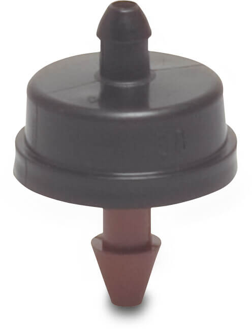 Netafim Tropfer PP Einsteck x Schlauchtülle 0,5 - 1,5bar 2ltr/h Schwarz/Rot Typ Woodpecker