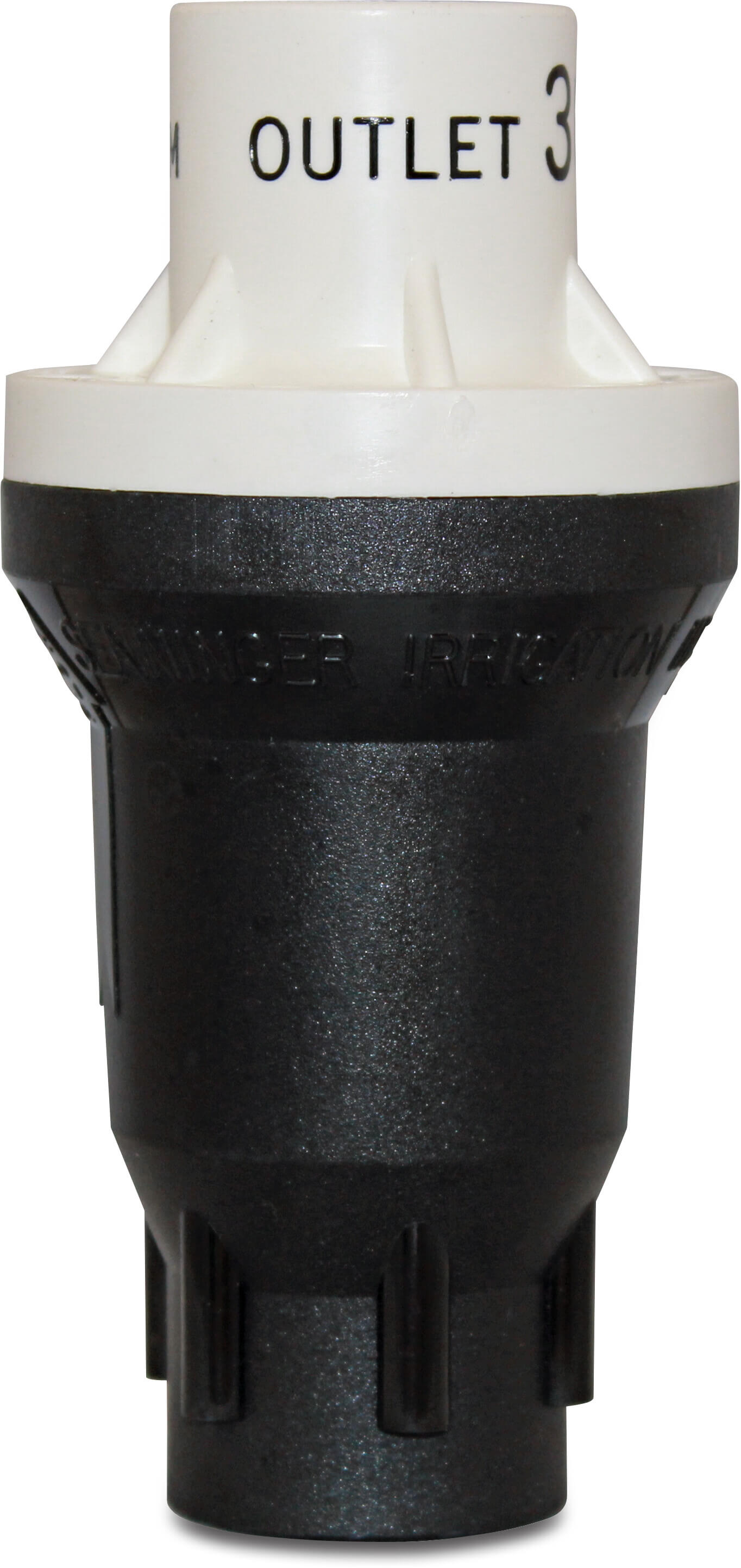 Senninger Druckminderer Kunststoff 1" Innengewinde Schwarz/Weiß Typ PMR-15