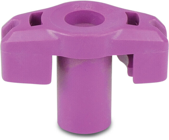 NaanDan Kunststoff-Hauptdüse 5,0mm lila Typ 233 (VE: 10 St.)