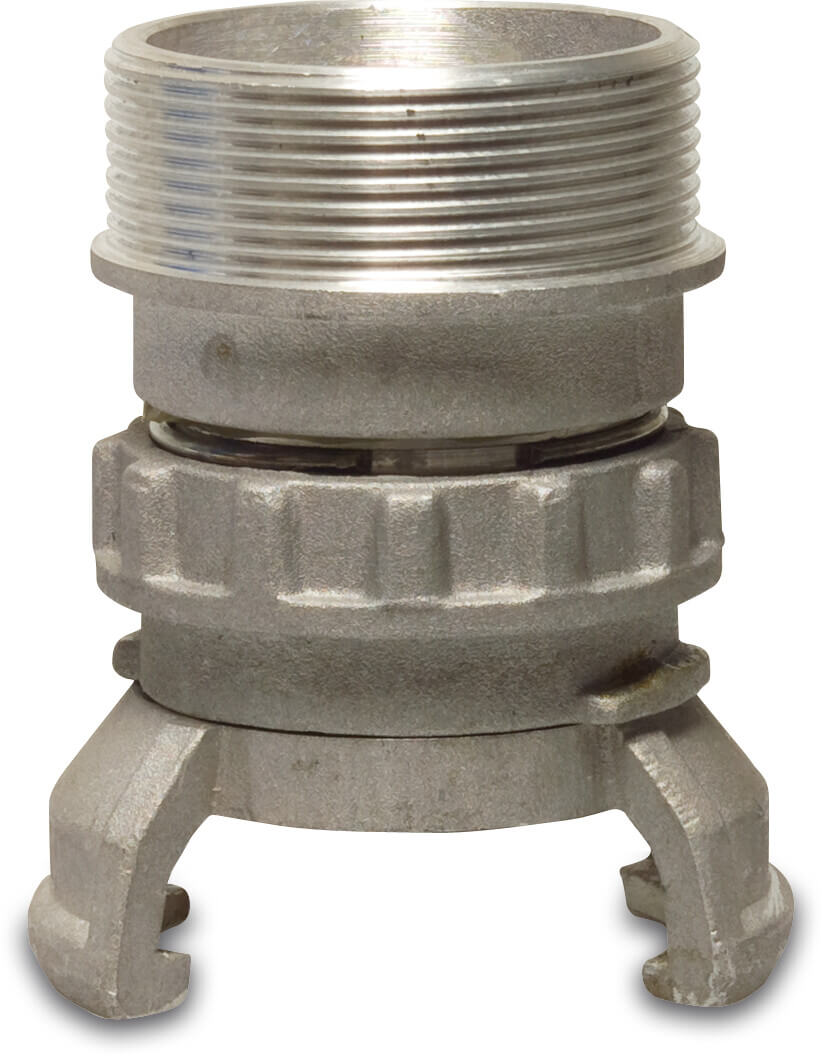 Schnellkupplung Aluminium DN45 x 2" DSP mit Sperring x Außengewinde Typ DSP