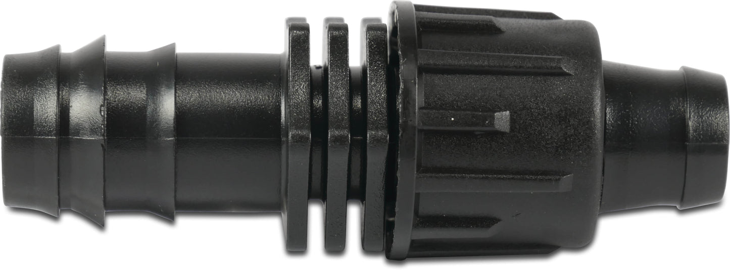 Übergangsadapter PP 20 mm x 17 mm Tülle x Tape 6bar Schwarz