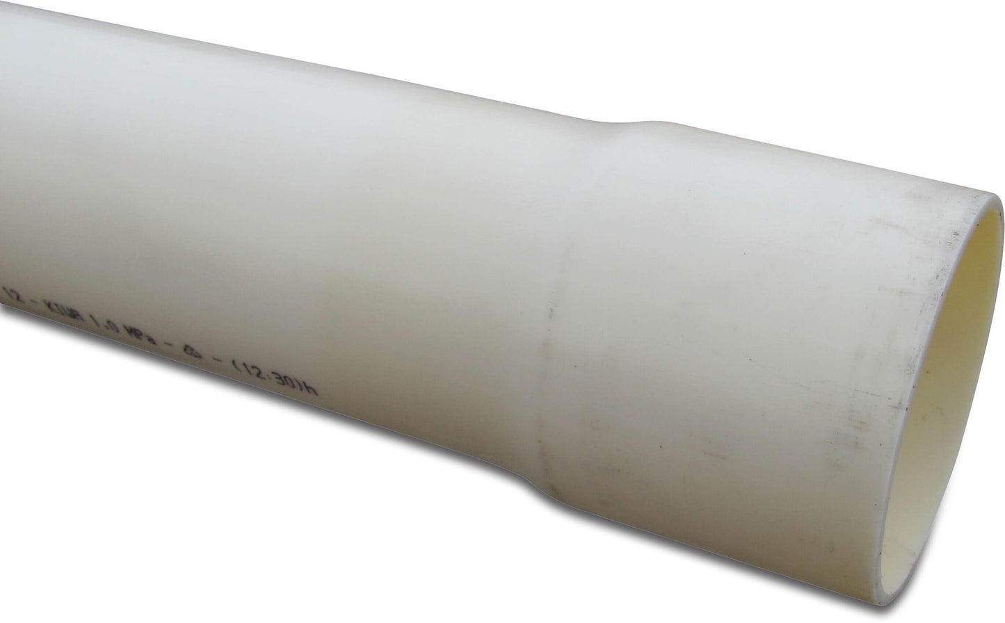 Druckrohr PVC-U x Klebemuffe x Glatt 12,5bar Creme 5m KIWA