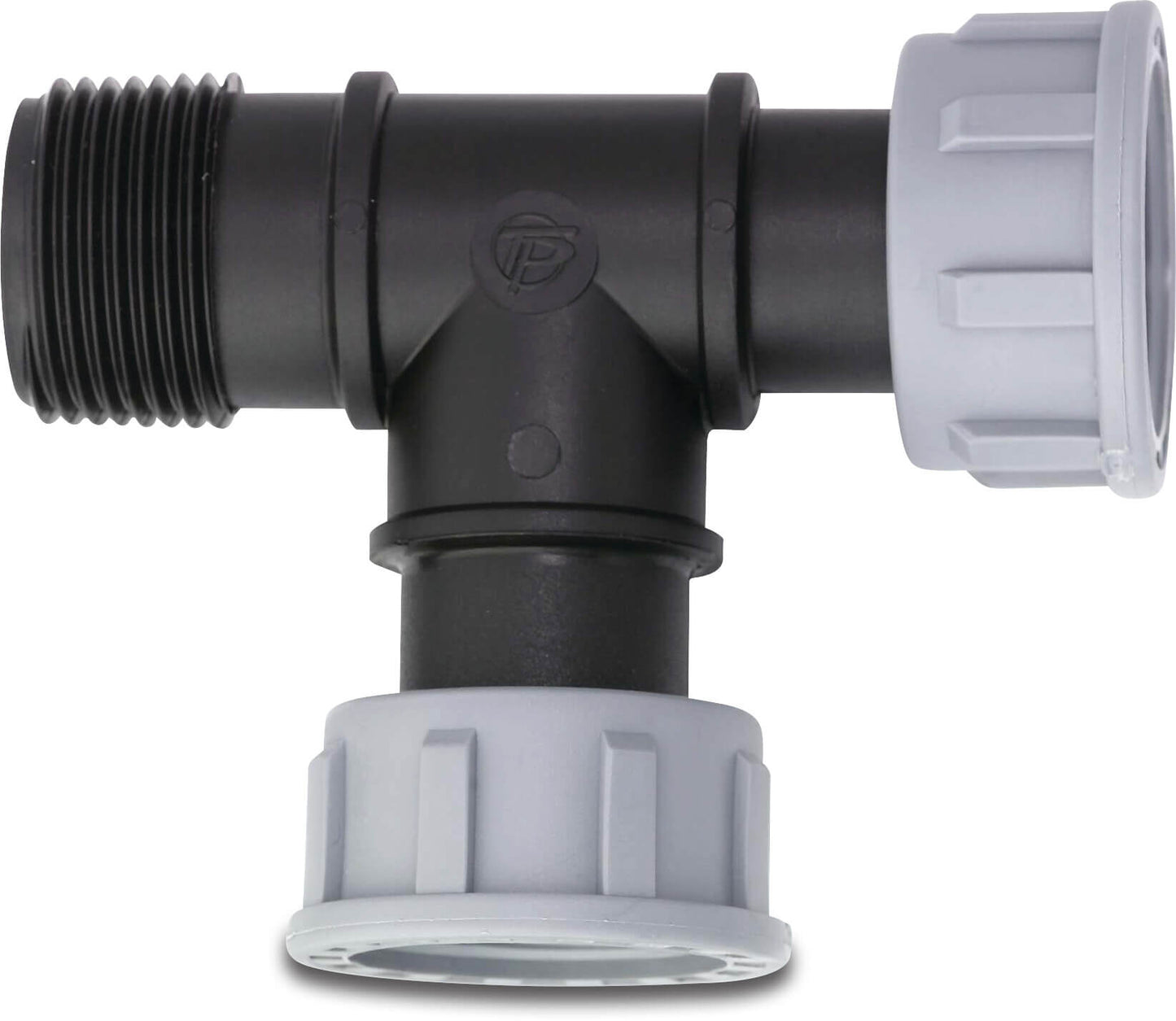 Tavlit Swivel T-Stück 90° PP 1" Innengewinde x Innengewinde x Außengewinde 10bar Typ with O-ring