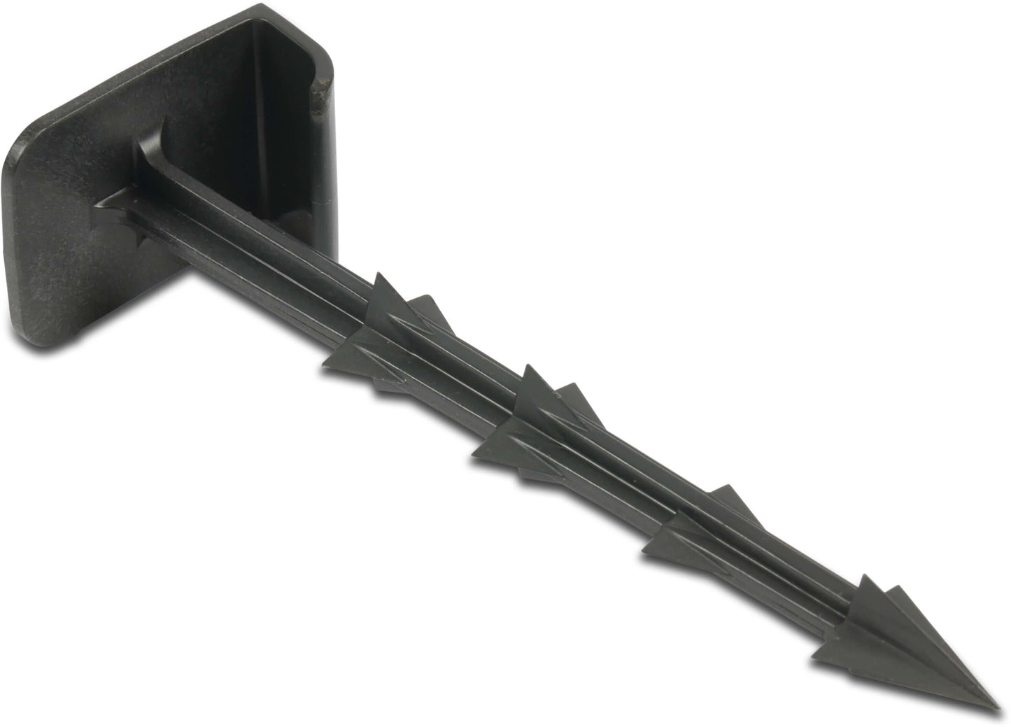 Rohrleitungshalter Kunststoff 15cm Schwarz