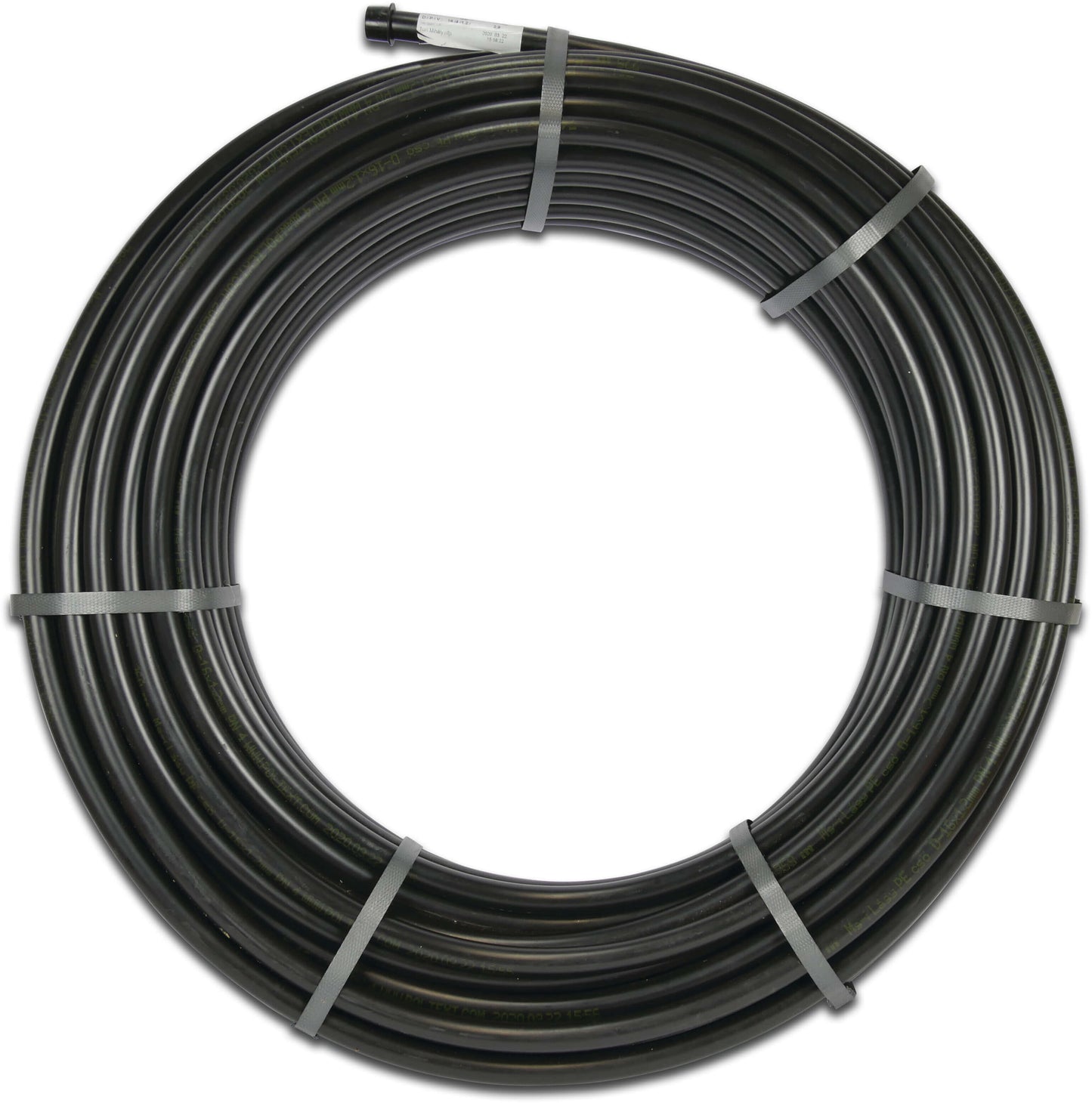 Azud Druckrohr PE 16 mm x 1,2 mm Glatt 4bar Schwarz 100m Typ Greentec