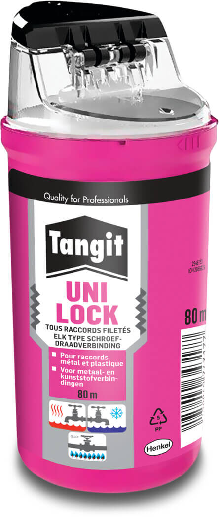 Tangit Gewindedichtfaden Nylon-Faser Weiß 80m DVGW/WRAS Typ Uni-Lock