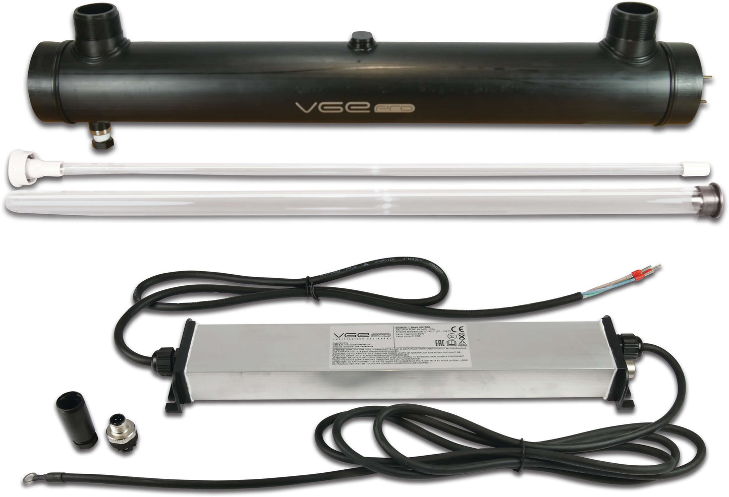 VGE Pro Low pressure lamp UV system HDPE Typ Basic 75-110