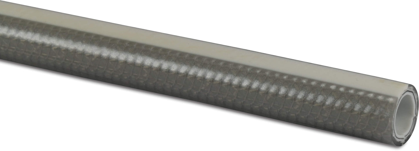 Profec Schlauch PVC phthalate-free 9bar 6 Grau/Weiß 25m Typ TechPress