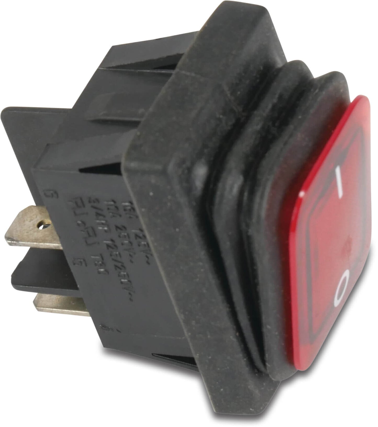 Mechanischer Schalter schwarz/rot