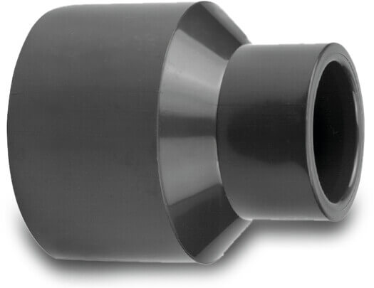 VDL Reduziermuffe PVC-U Klebemuffe 10bar Grau