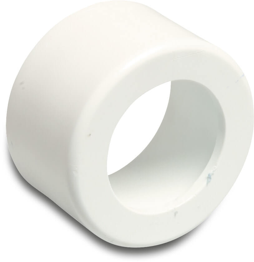 Reduzierstück PVC-U 2" x 1 1/2" Imperial Klebestutzen x Imperial Klebemuffe 16bar Weiß (VE: 10 St.)