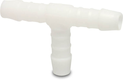 T-Stück 90° Nylon Schlauchtülle 10bar Weiß