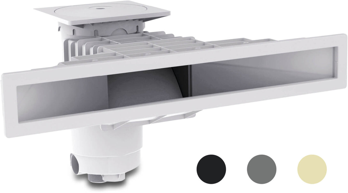 Weltico Skimmer ABS 1 1/2" x 2" Innengewinde Typ A800 Design