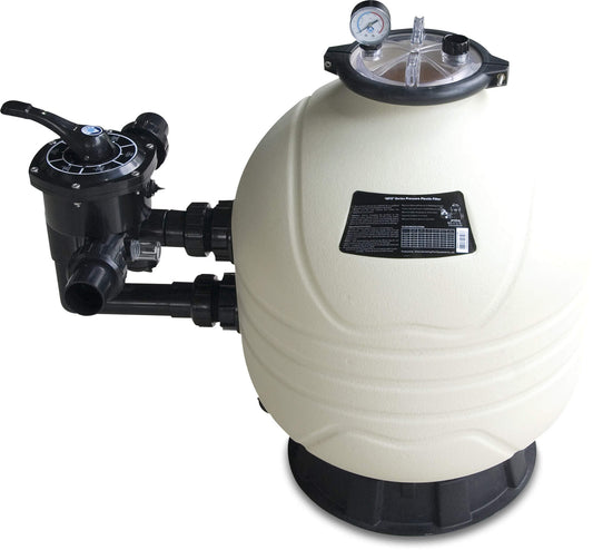 Flotide MFS35 Sandfilter HDPE 63 mm / 2" Metrisch/Imperial Klebemuffe 2,8bar Weiß