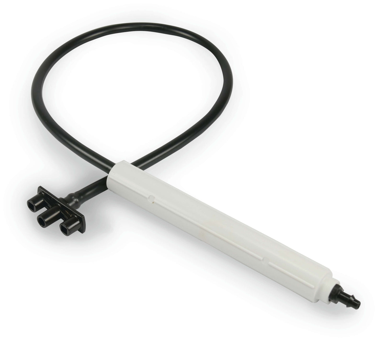 NaanDan Verlängerung mit Stabilisator Kunststoff 4/7 mm Taper V-Teil x Einsteck 60cm Schwarz/Weiß