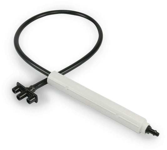 NaanDan Verlängerung mit Stabilisator Kunststoff 4/7 mm Taper V-Teil x Einsteck 60cm Schwarz/Weiß