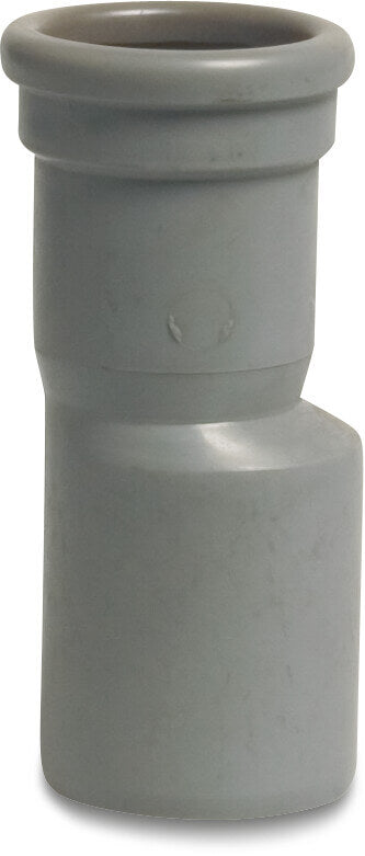 Reduzierstück exzentrisch PP 50 mm x 40 mm Stutzen x Steckmuffe Grau (VE: 10 St.)